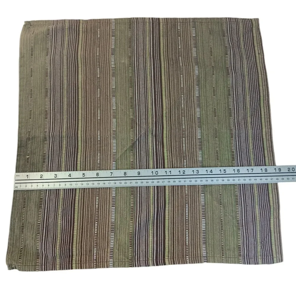Napkins Brown and Green 100% Cotton 19